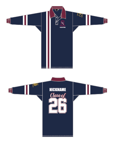 Tyndale Christian School 2026 Leavers Rugby Jersey - 2ND ORDER