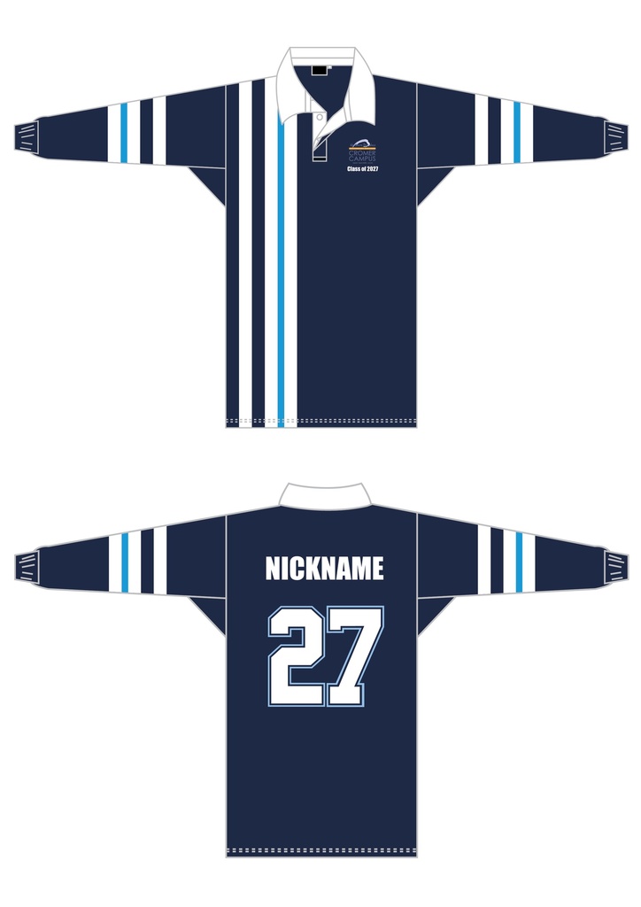 NBSC Cromer Campus 2027 Leavers Rugby Jersey