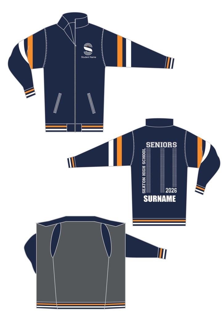 Seaton High School 2026 Commemorative Varsity Jacket - 2ND ORDER