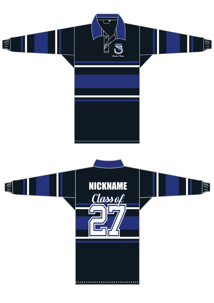 Woolooware High School 2027 Leavers Rugby Jersey