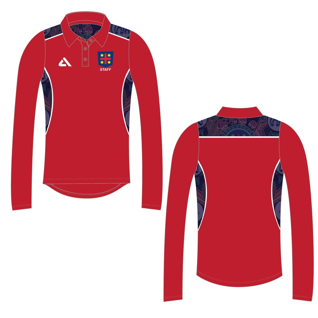 Macquarie Anglican Grammar L/S Staff Polo