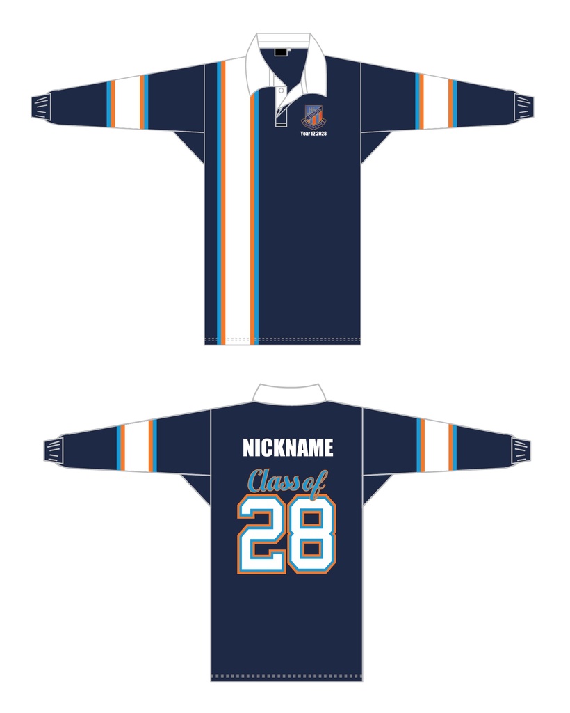 Lambton High School 2028 Leavers Rugby Jersey