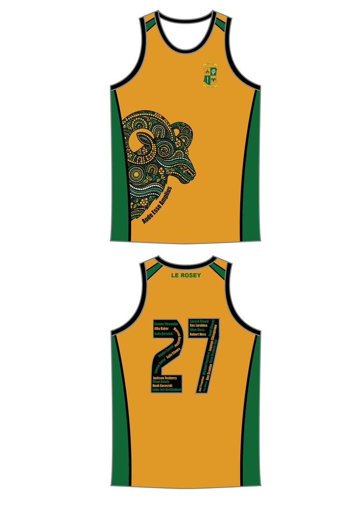 Marist College Canberra 2027 Le Rosey Commemorative Singlet