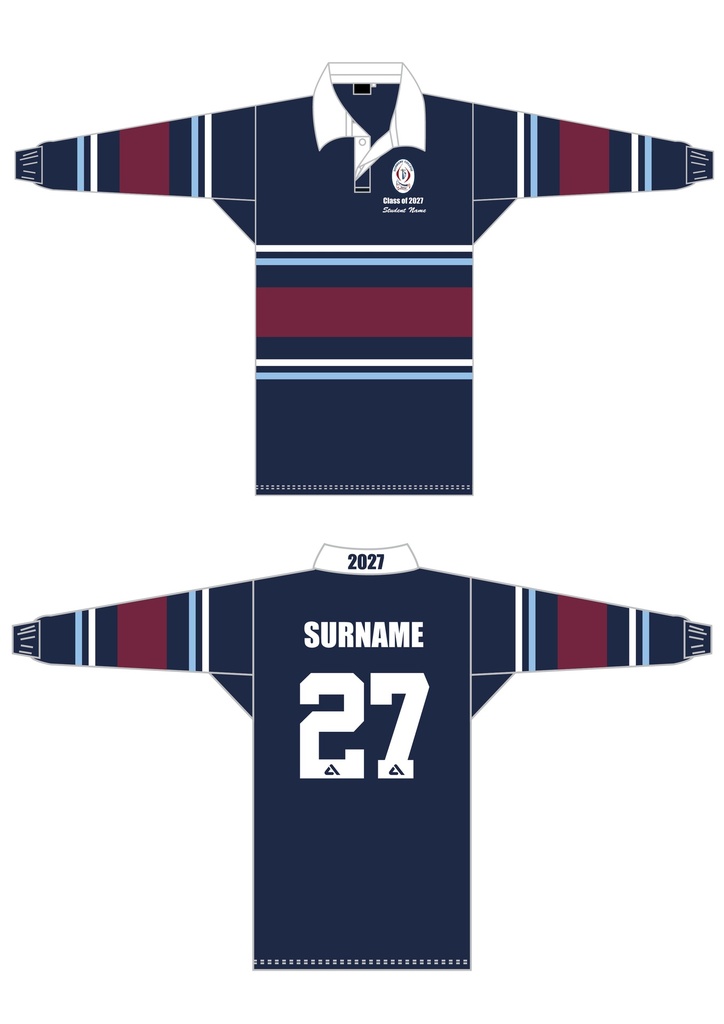 Domremy College 2027 Leavers Rugby Jersey