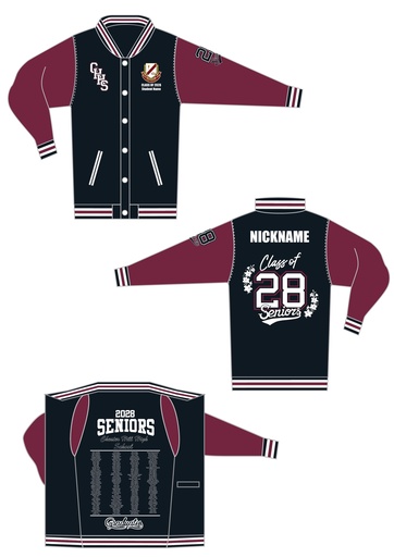 Chester Hill High School 2028 Leavers Varsity Jacket