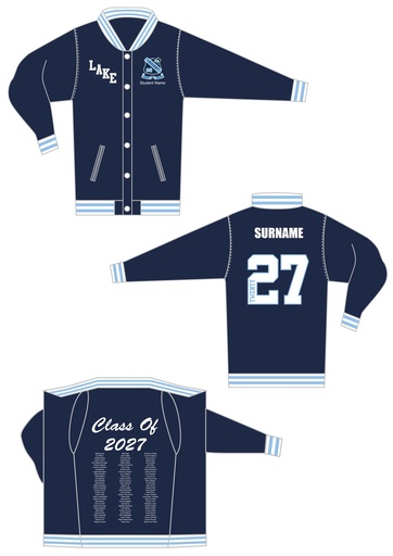 Lake Illawarra High School 2027 Leavers Varsity Jacket - 2ND ORDER
